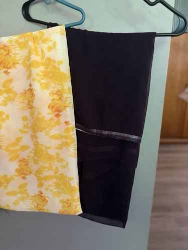 Lot of 4 Chiffon Dupattas/Scarves/Shawls Floral - photo 4