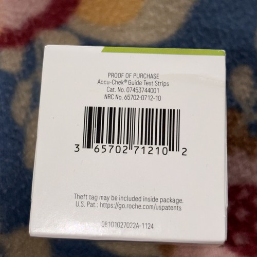 1 Box of 100 Accu-Chek Guide Test Strips - Exp 9/25/2027 - photo 2