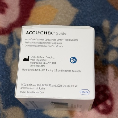 1 Box of 100 Accu-Chek Guide Test Strips - Exp 9/25/2027 - photo 5