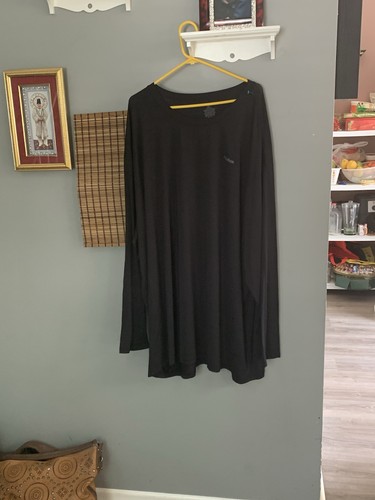 Reebok Ladies One-Piece Night Shirt - Black - Size 6XL
