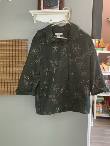 Sag Harbor Ladies Casual Blouse - Extra Large - Mint Condition