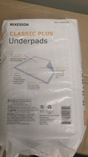 Buy 1 Get 1 Free McKesson Underpads 32x36 10-Pack - photo 3