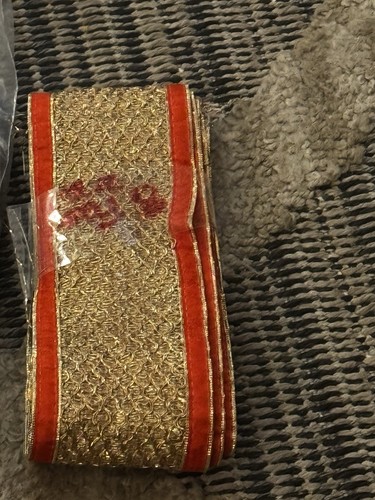 Fancy Evening Style Silk Brocade Border 8 Feet Long - photo 3