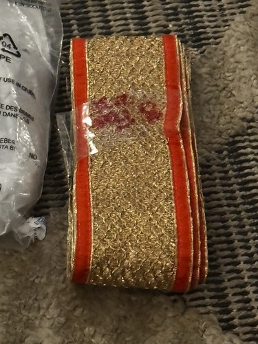 Fancy Evening Style Silk Brocade Border 8 Feet Long - photo 4