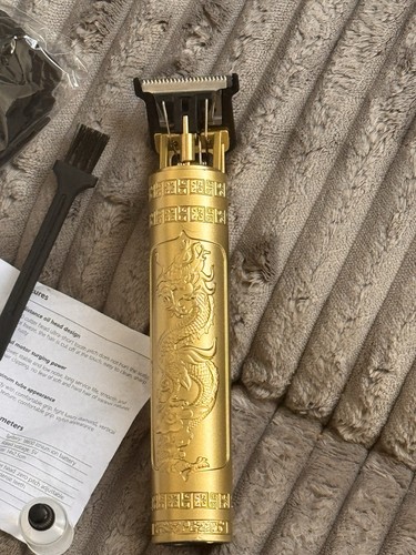 CORDLESS GOLD PLATED RECHARGEABLE SLIM HAIR TRIMMER - photo 4