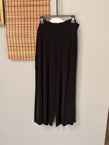 White Stag Black Wide-Leg Flat Front Women's Capri Pants XL - photo 2