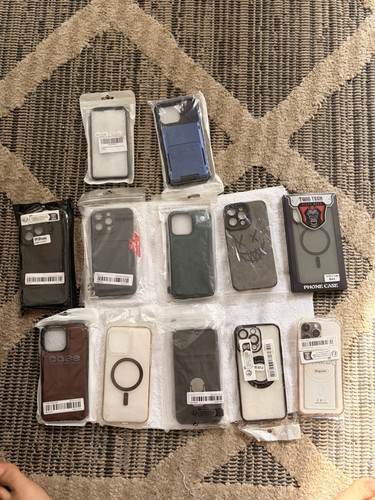 12 New iPhone Cases (14/15/16 Pro Max) & Camera Lens Protectors