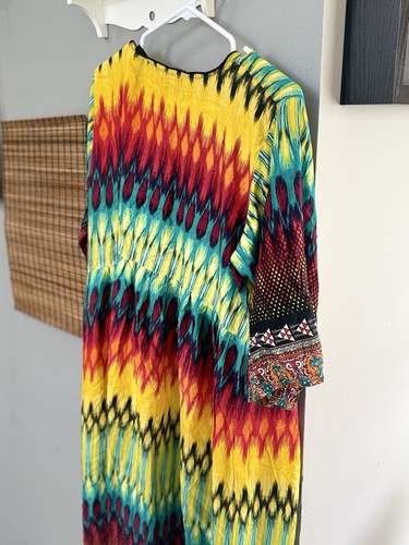 Ladies Long Multicolored Dress - Size XL - photo 4
