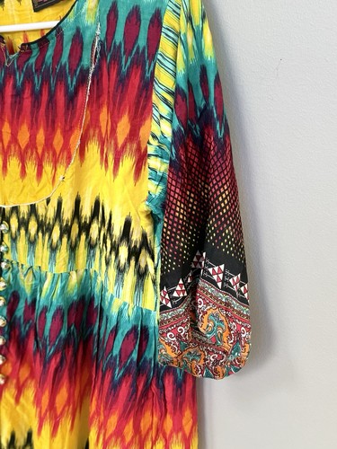 Ladies Long Multicolored Dress - Size XL - photo 5