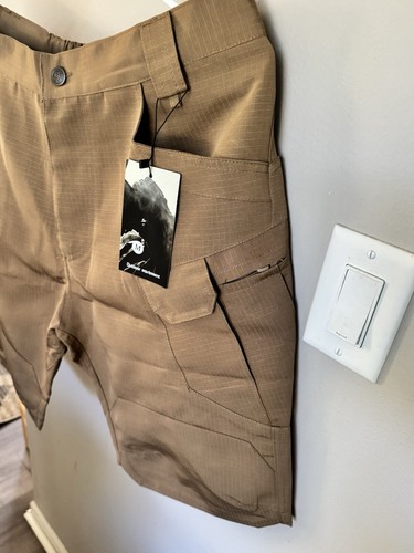 Mens Long Cargo Shorts Size 30 Khaki Brand New - photo 3