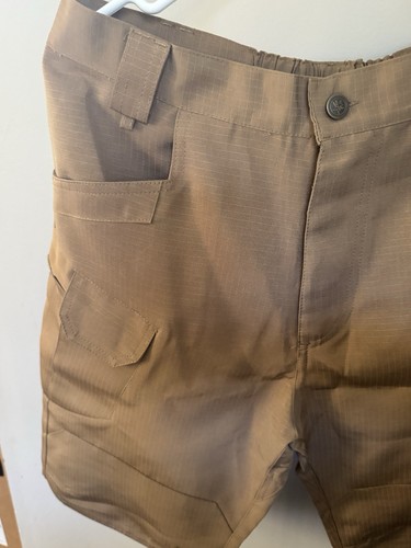 Mens Long Cargo Shorts Size 30 Khaki Brand New - photo 4