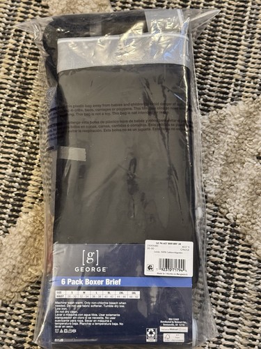 MENS 6 PACK SOLID COLORS BOXER BRIEFS 3XL 48-50 SIZE - photo 4