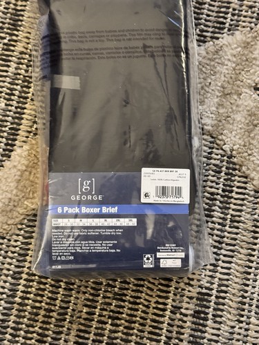 MENS 6 PACK SOLID COLORS BOXER BRIEFS 3XL 48-50 SIZE - photo 5