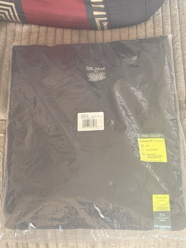 TEK GEAR Ultra Soft Fleece Unisex Top - Black 3XL - photo 2