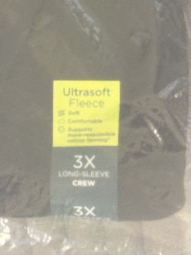 TEK GEAR Ultra Soft Fleece Unisex Top - Black 3XL - photo 3