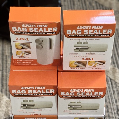 CORDLESS AIRTIGHT BAG SEALER AND OPENER USB RECHARGEABLE - photo 2