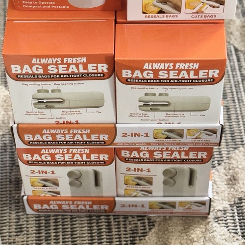 CORDLESS AIRTIGHT BAG SEALER AND OPENER USB RECHARGEABLE - photo 5