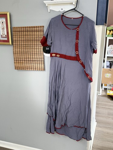 WOMENS FULL LENGTH SUMMER DRESS SOLD IN AS IS CONDITION