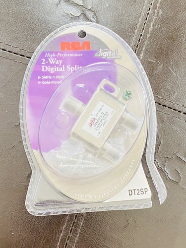 RCA 2 Way High Performance Digital Splitter Gold Plated DT2SP