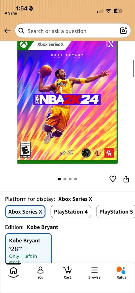 NBA 2K24 Kobe Bryant Edition Xbox Series X - photo 2