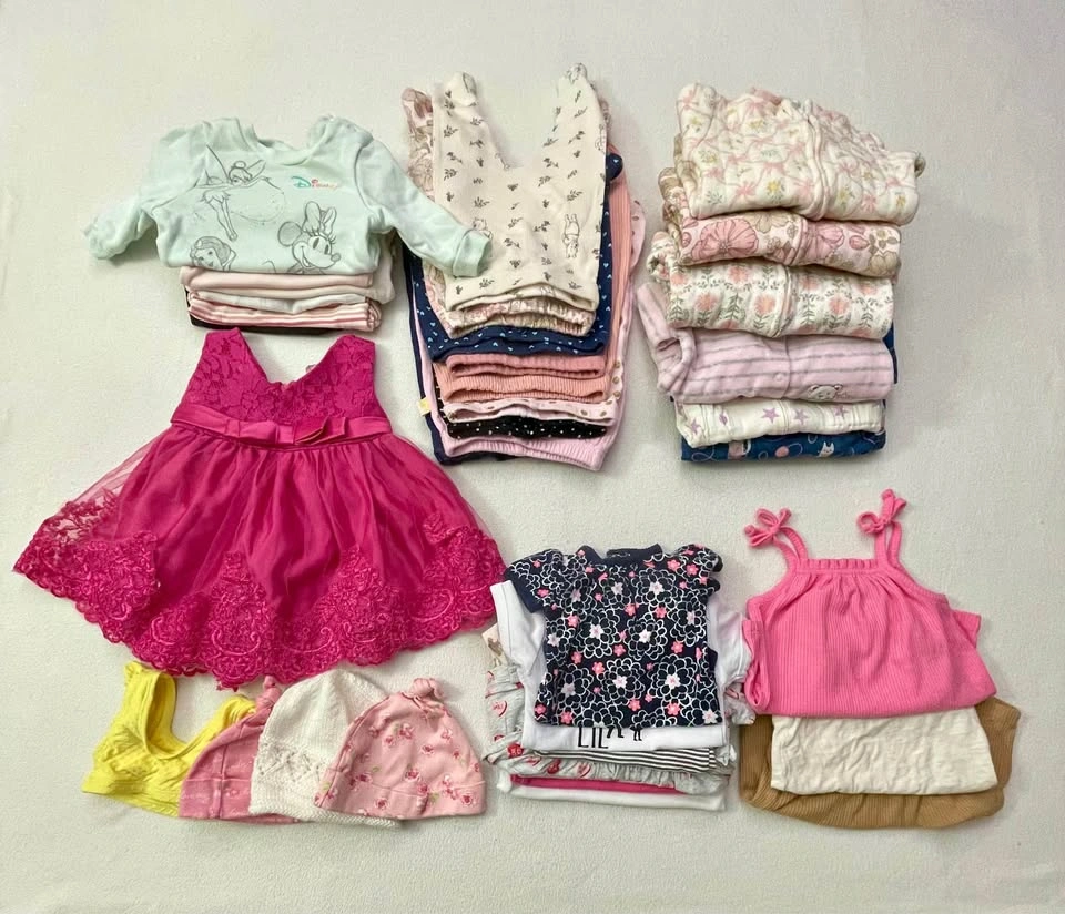 0-3m Girls Clothes 36pcs (#G10)