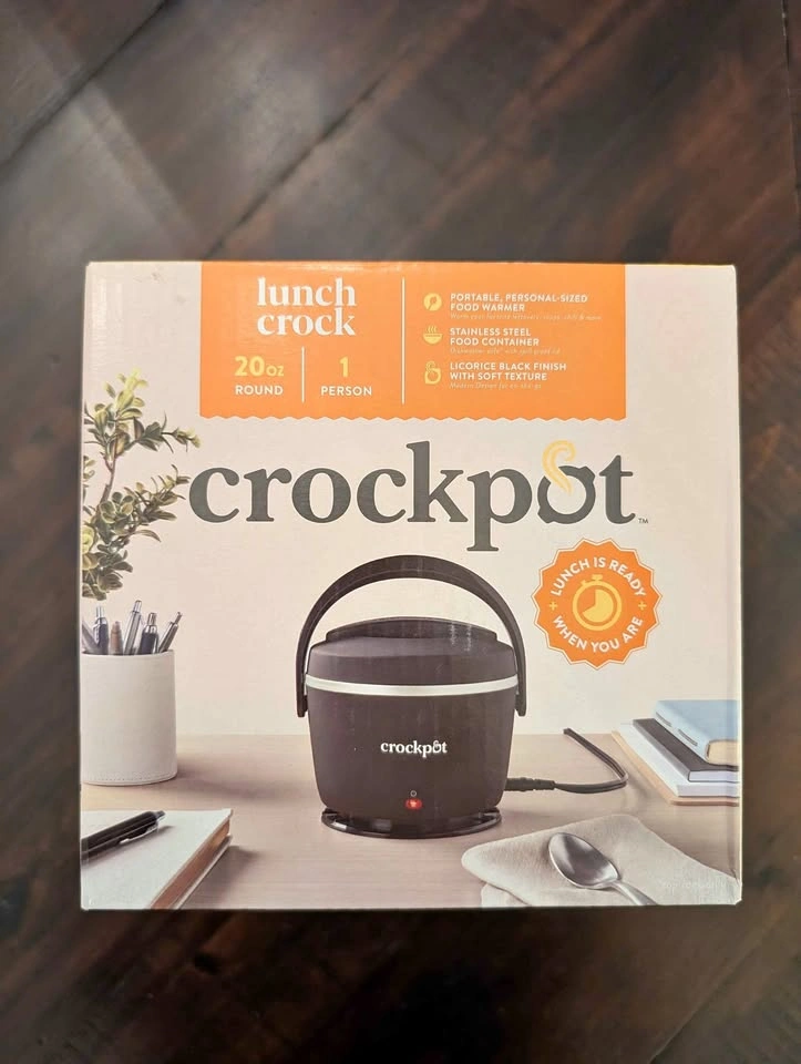 New in box Crock-Pot electric lunch box