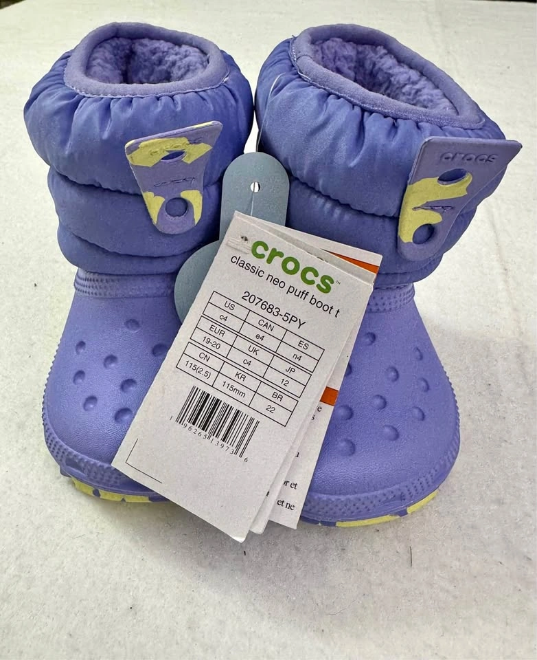 Crocs Classic Neo Puff Toddler Boots - C4 (#0137)