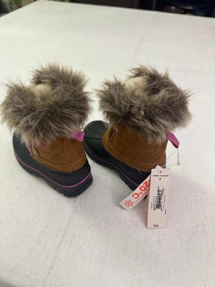 NEW Joe Fresh Girls Toddler Winter Boots - Size 7 - photo 2