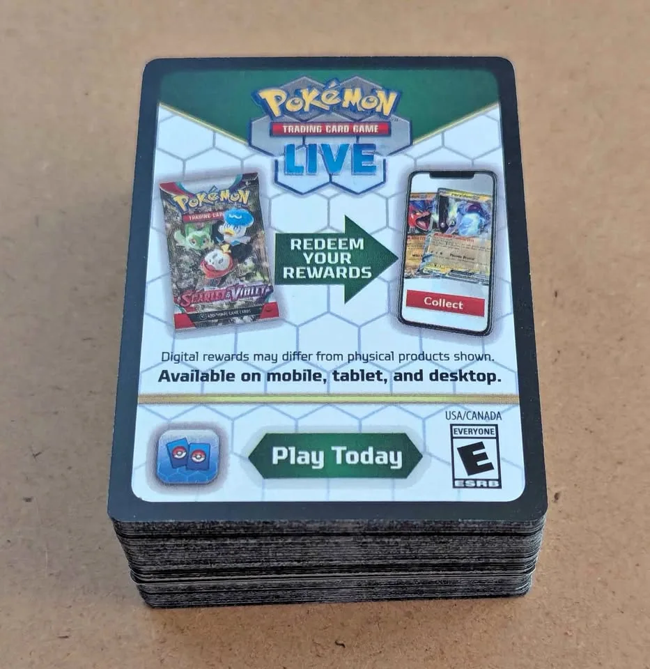 Pokemon 112 Unused Code Card Lot thumbnail