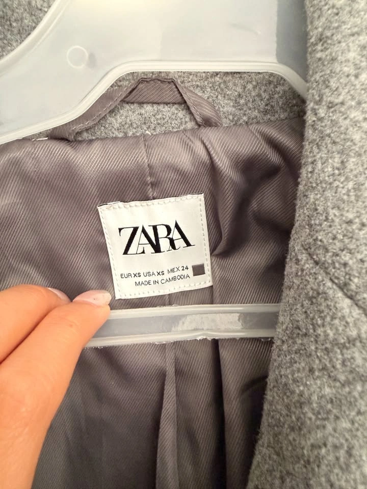 Zara grey coat - photo 2