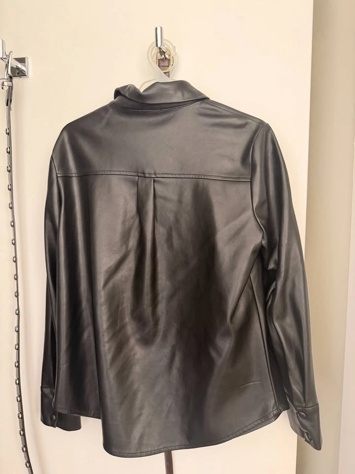 Black leather shirt from Dynamite - photo 2