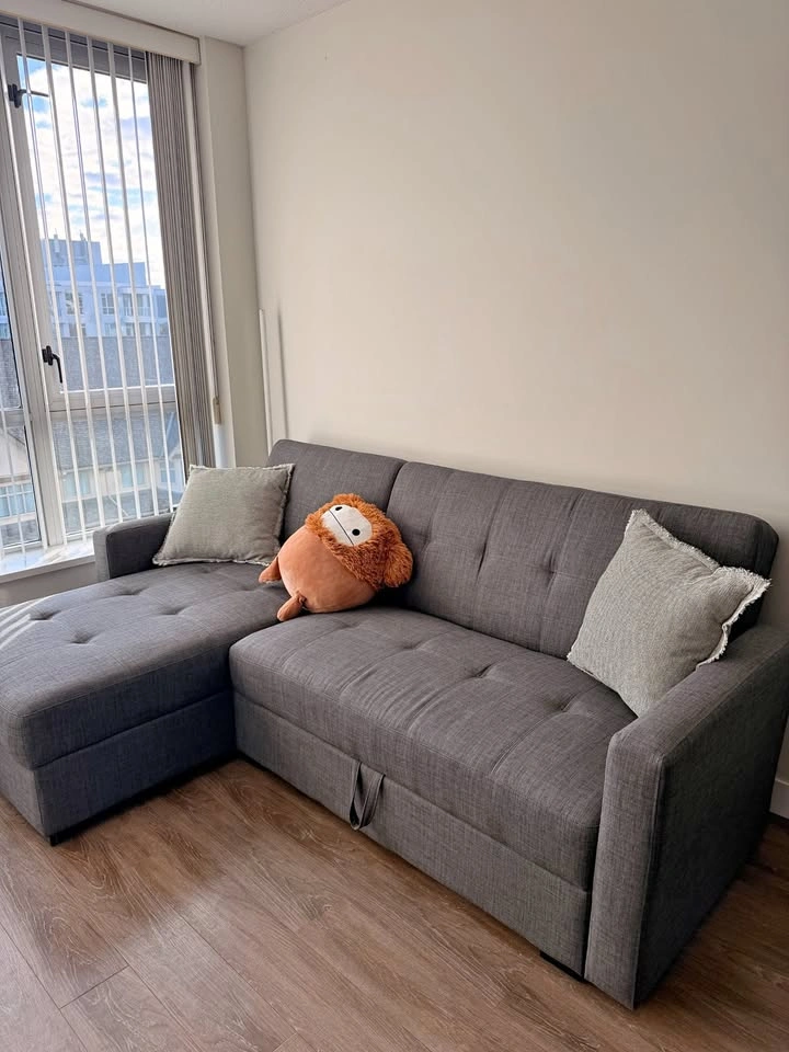 The Brick couch with storage