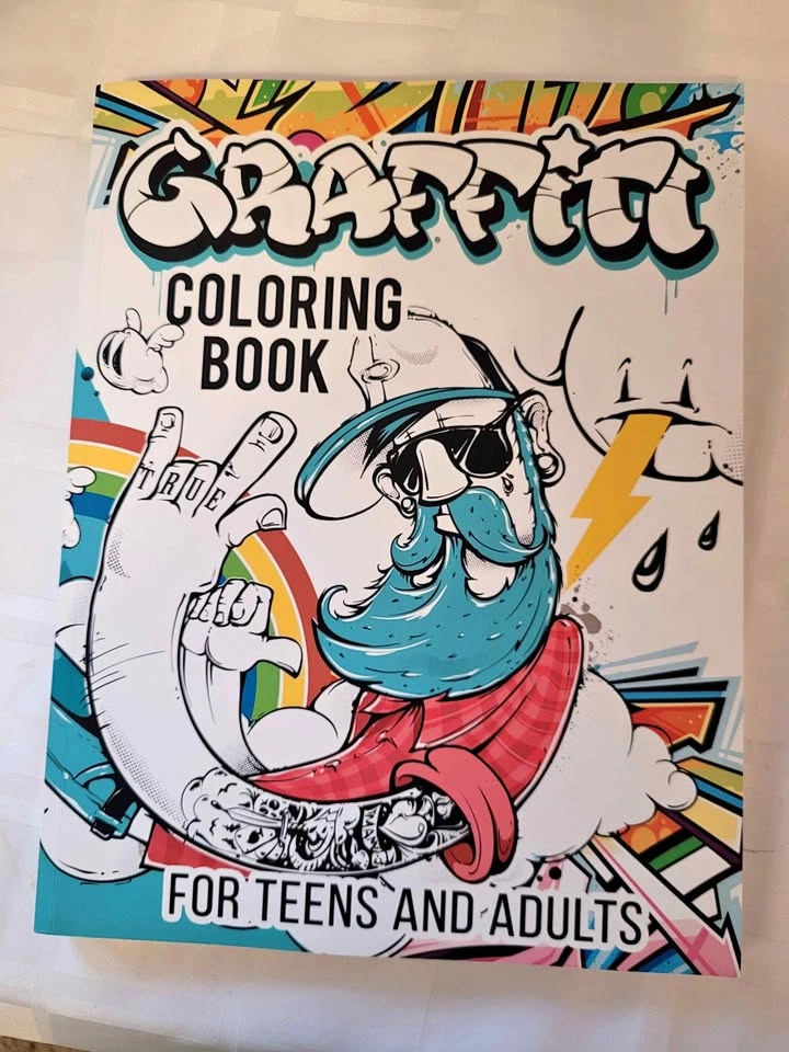 Graffiti coloring book
