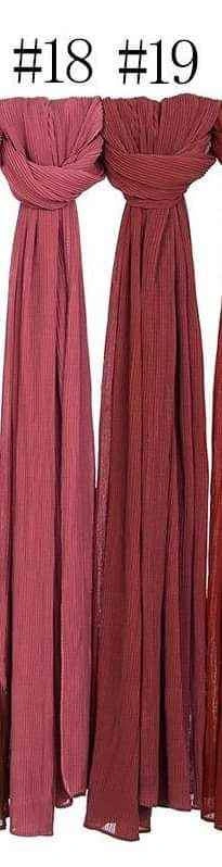 Crinkle chiffon hijab - photo 2