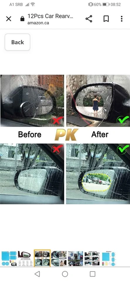 Anti fog mirror cover