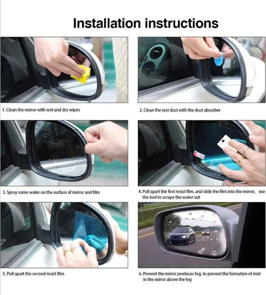 Anti fog mirror cover - photo 2