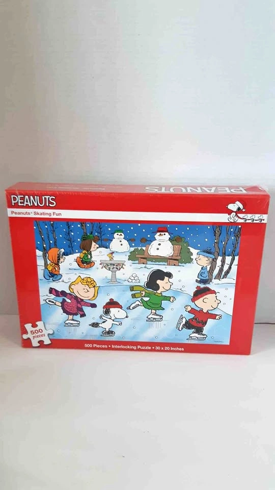 Peanuts Skating Fun 500 Piece Jigsaw Puzzle Sealed 2019