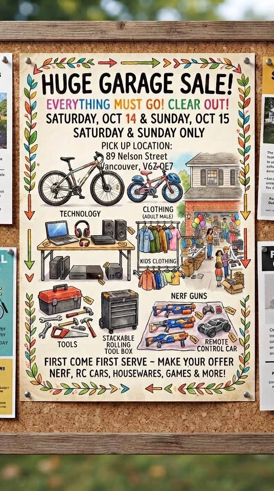2 DAY SALE! SEPTEMBER 26th & 27 ONLY