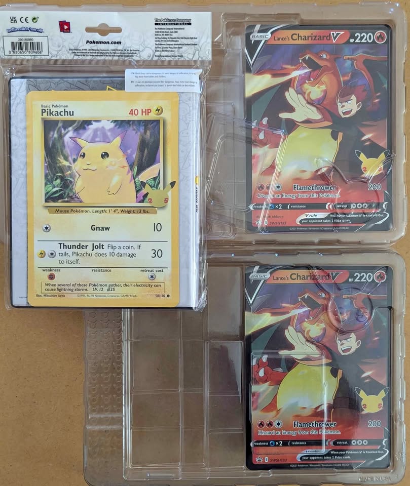 NEW Pokemon Celebrations Collector's Binder w/ 2 Charizards