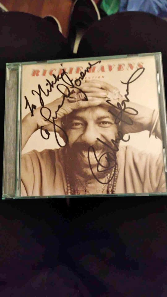 AUTHENTIC SIGNED Richie Havens CD - Woodstock Legend