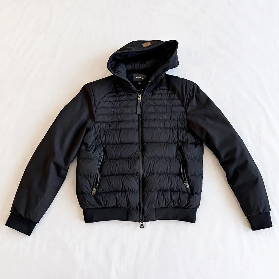 Mackage Black Hybrid Down Jacket Men's Size 42 - Excellent Condi