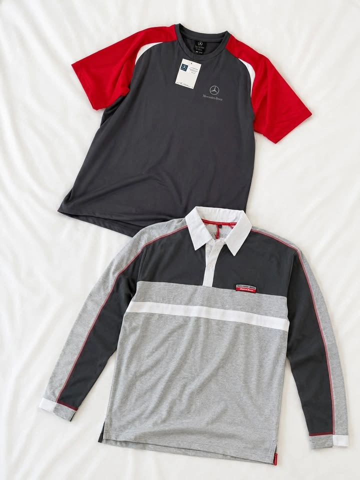Mercedes-Benz Apparel Bundle – 2 Quilted Vests + 2 Shirts NWT - photo 2