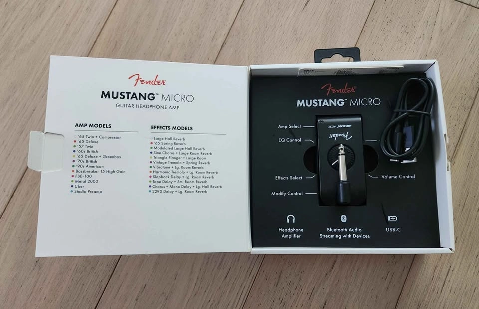 $120 Fender Mustang Micro Guitar Headphone Amp - photo 2