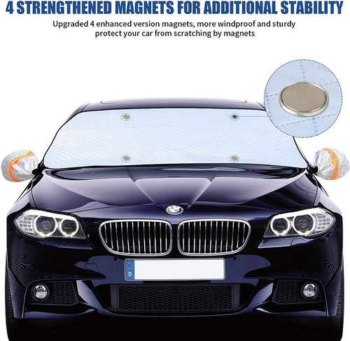 Car Windshield Mirror Window Snow Cover Sun Shade