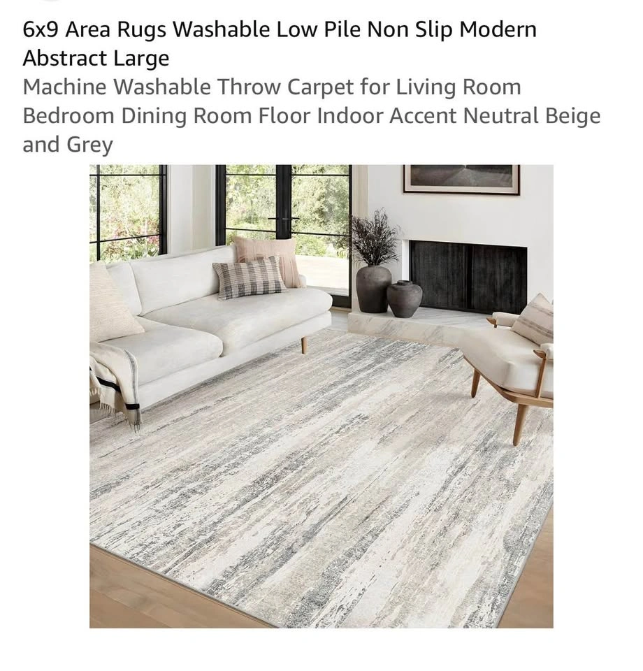 Brand new washable rug 6x9 for living room or bedroom - photo 2