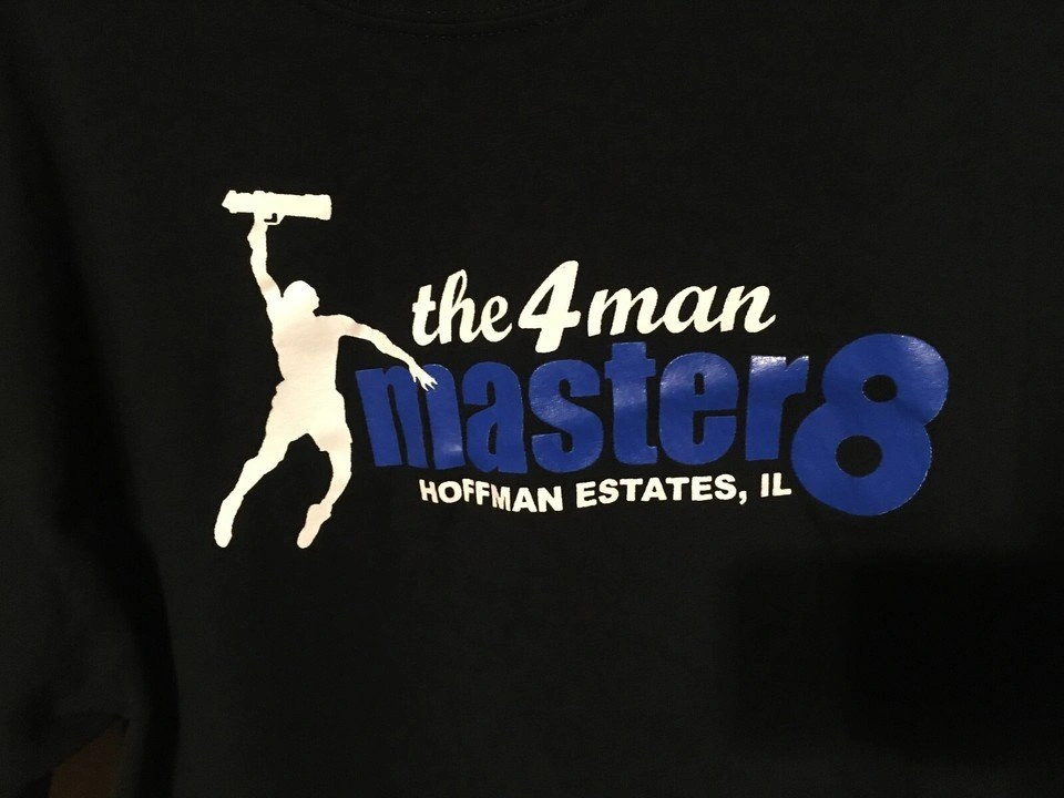 LASER QUEST SHIRT THE 4 MAN MASTER 8 HOFFMAN ESTATES IL XL & HEA - photo 3