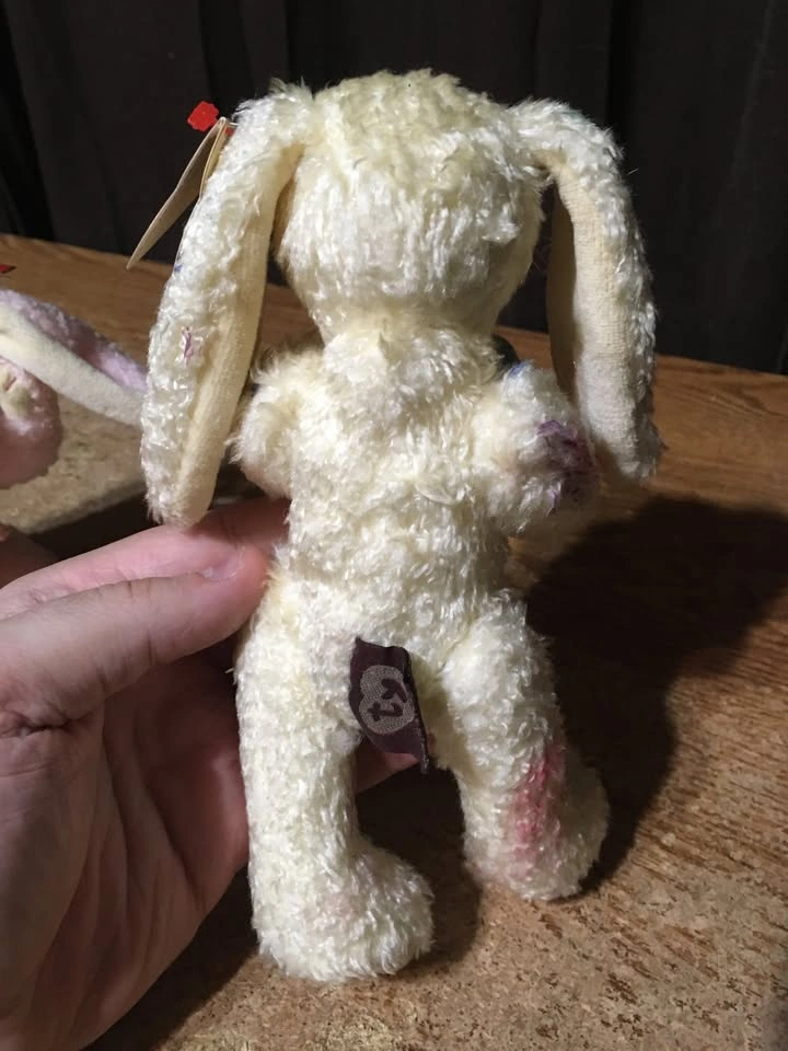 LOT OF 3 TY ATTIC TREASURE BUNNY RABBITS GEORGIA MAY STRAWBUNNY - photo 3