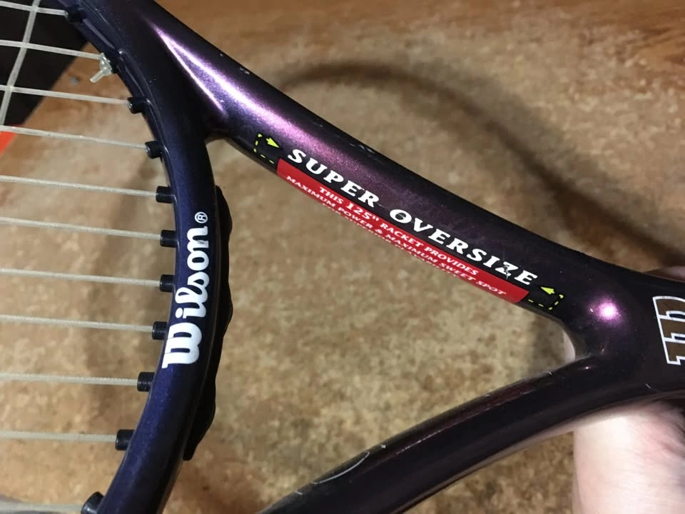 WILSON SUPER QUAD STRETCH OVERSIZE TENNIS RACQUET 125" - photo 4