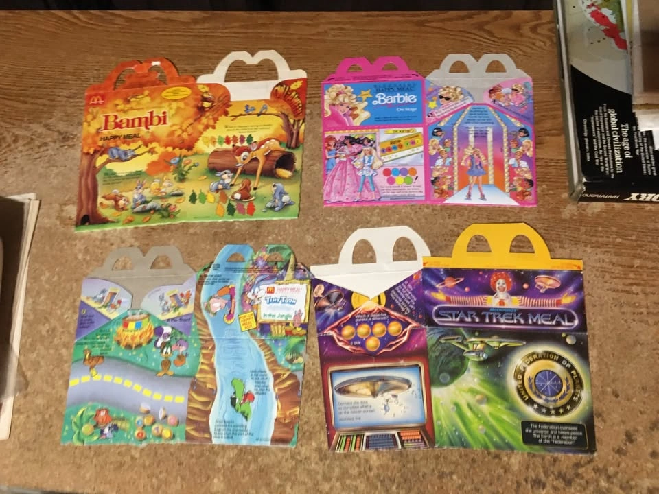 McDonalds Lot Iron On Patch Big Mac Happy Meal Boxes & Bags - photo 4