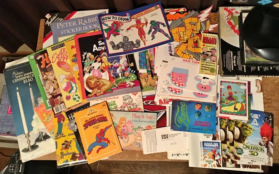 Huge Lot of Kids Coloring and Activity Books